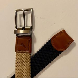 Tommy Bahama Mens Reversible Tretch Belt L/XL